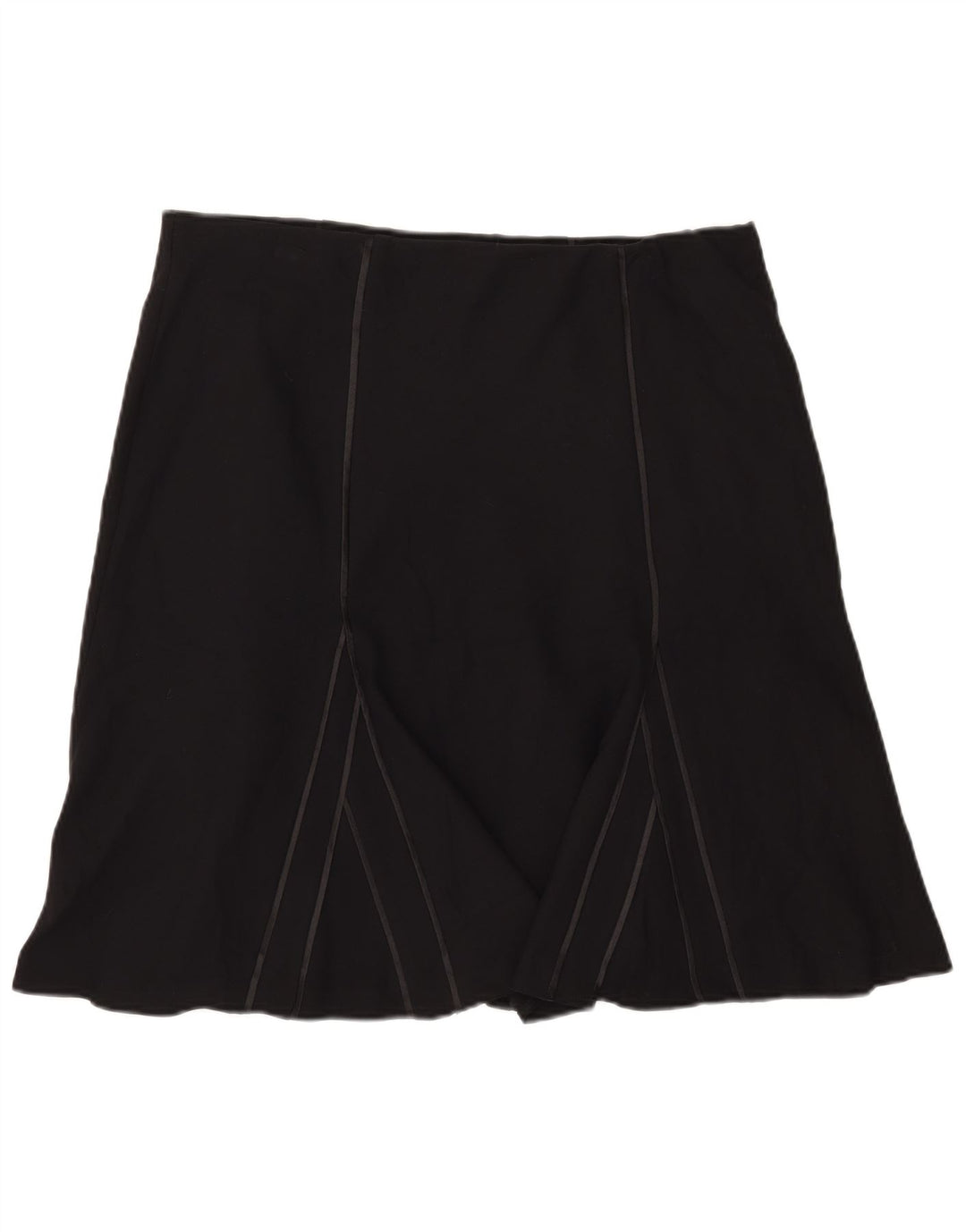 Fustă A-Line pentru femei Marks & Spencer UK 18 XL W40 Poliester negru
