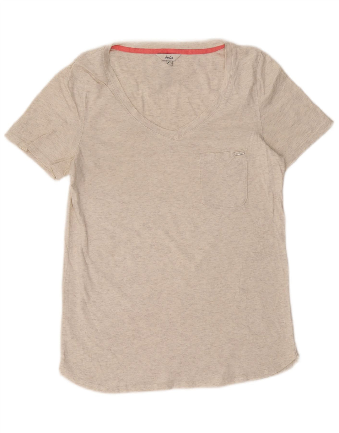 Tricou pentru femei JOULES Top UK 12 Medium Off White Flecked