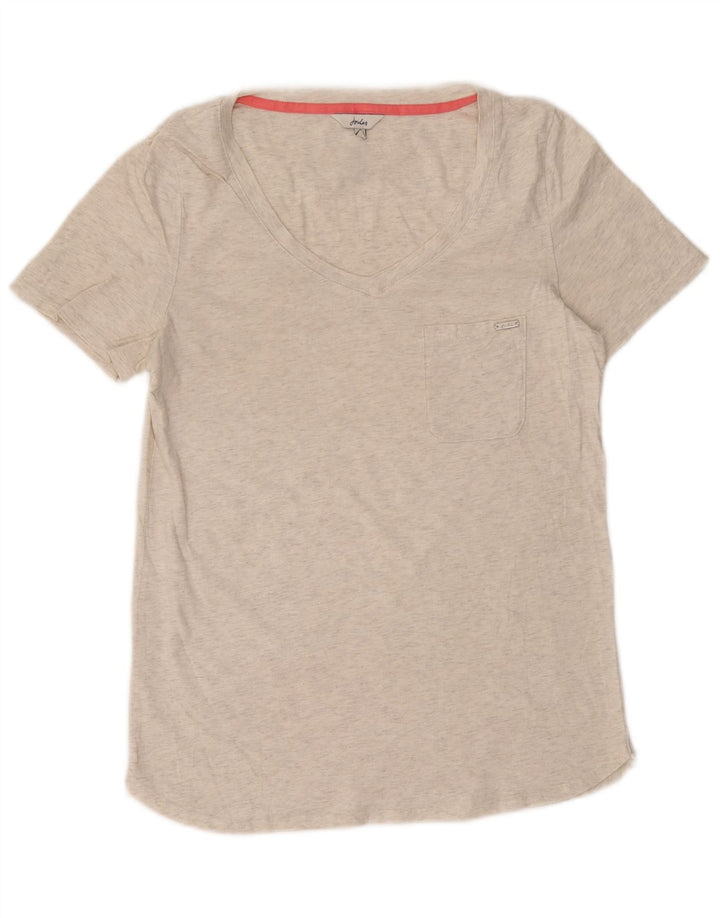 Tricou pentru femei JOULES Top UK 12 Medium Off White Flecked