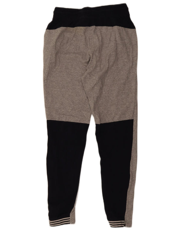 Pantaloni de trening pentru bărbați Adidas Pantaloni de jogging, gri mici, bumbac colorat, sport