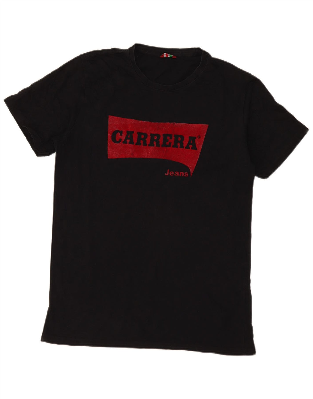 Tricou grafic pentru bărbați Carrera Top mare negru