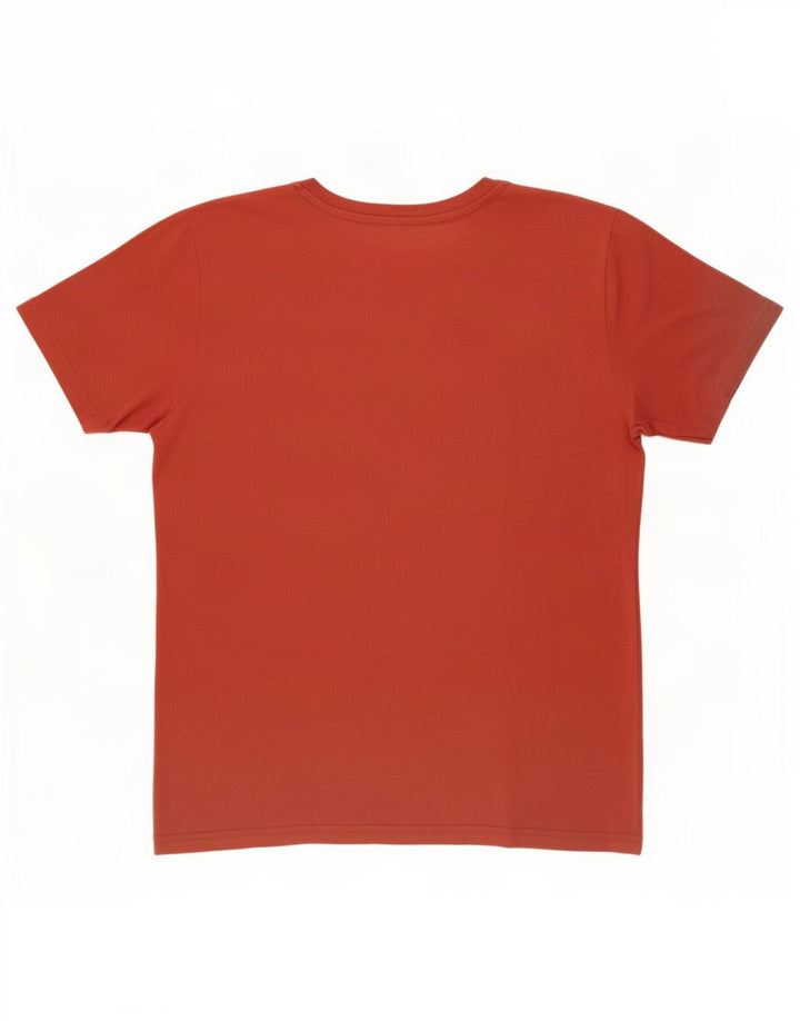 Tricou grafic Lee pentru bărbați, cu croială obișnuită, top din bumbac roșu mediu