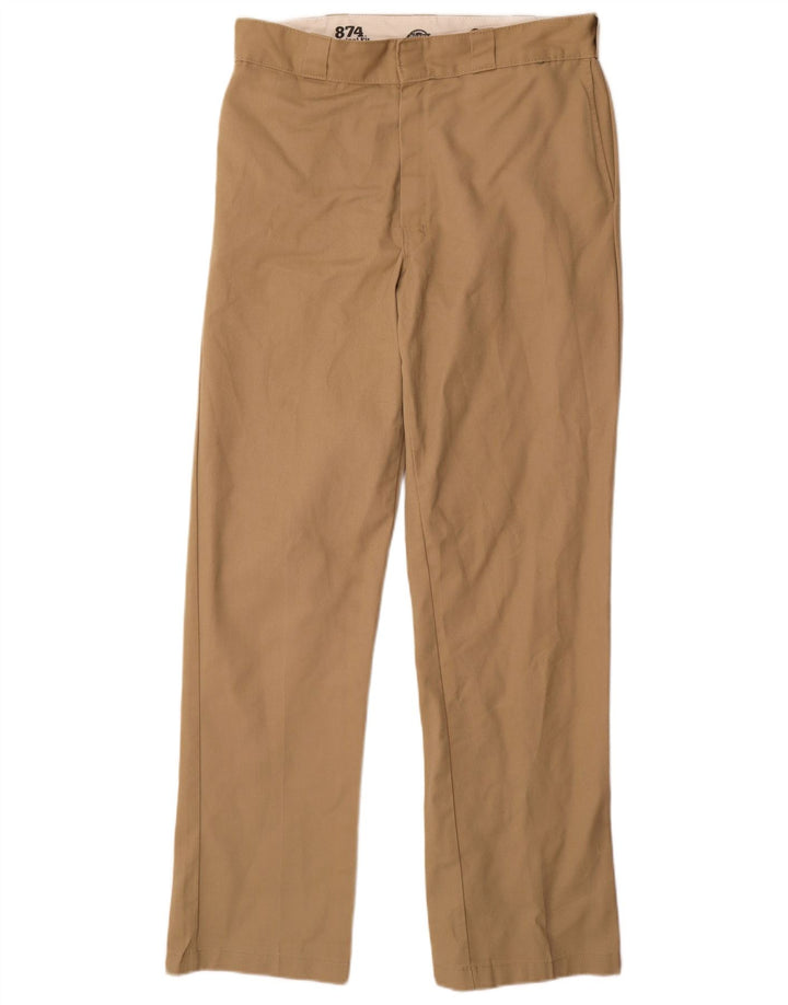 DICKIES Pantaloni chino 874 drepti pentru bărbați L34 L34 poliester bej