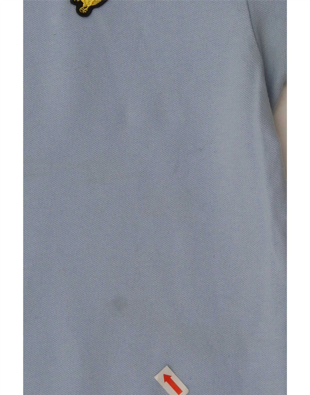 Tricou polo Lyle & Scott pentru bărbați, bumbac albastru mediu