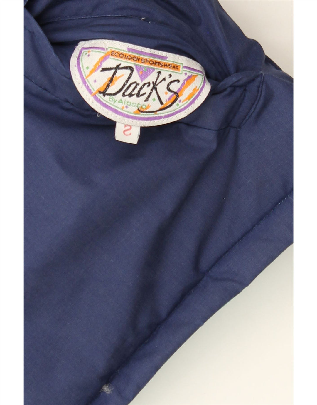 DACK'S Mens Padded Reversible Jacket UK 36 Small Navy Blue Vintage Dack's and Second-Hand Dack's from Messina Hembry 