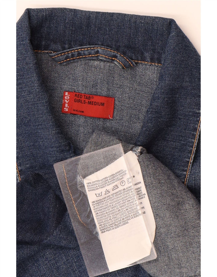 LEVI'S Rochie Pulover din Denim pentru Fete 11-12 Ani Albastru Mediu