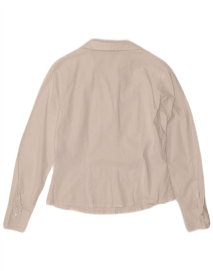 Cămașă smoking pentru femei NARACAMICIE UK 12 Bumbac alb mediu