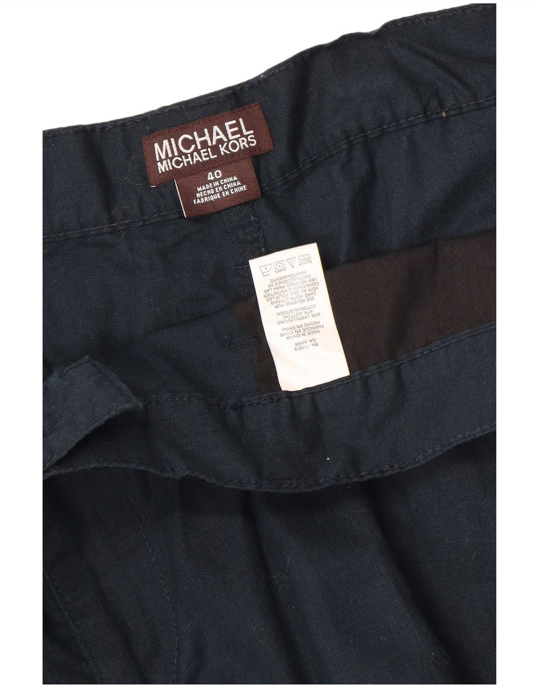 Pantaloni scurti cargo pentru bărbați Michael Kors W40 XL, in albastru bleumarin