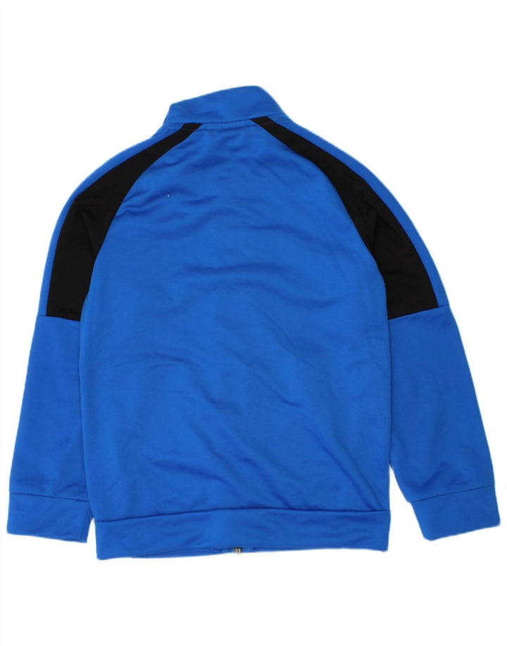 Jachetă de trening cu grafică Puma pentru băieți 5-6 ani, albastru, color block