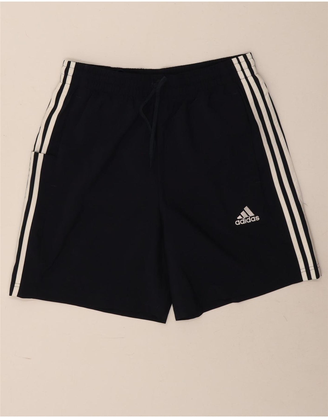 Pantaloni scurți sport Adidas pentru bărbați, poliester mediu bleumarin