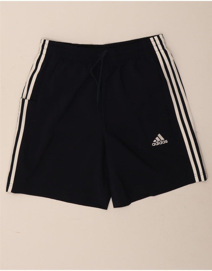 Pantaloni scurți sport Adidas pentru bărbați, poliester mediu bleumarin