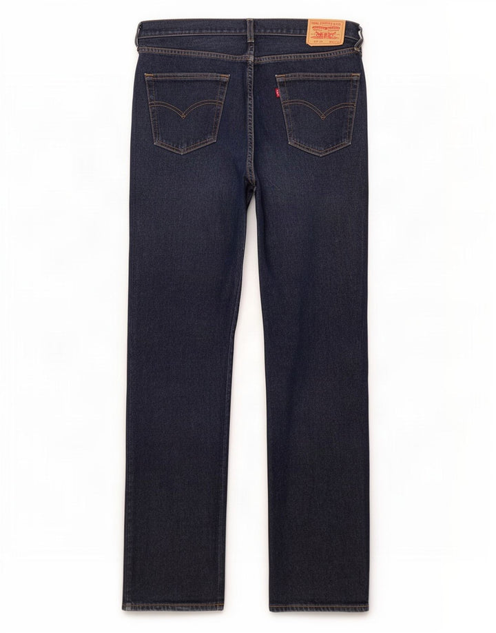 Blugi pentru bărbați Levi's 527 Bootcut W36 L34 Bumbac albastru