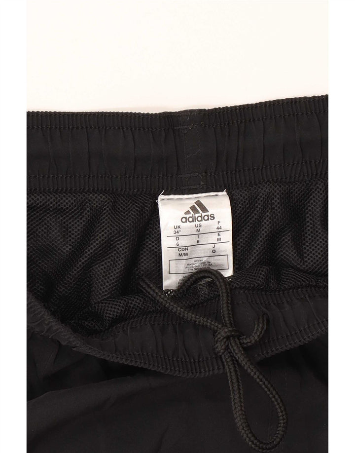 Pantaloni scurți sport obișnuiți pentru bărbați Adidas, mari, negru, poliester