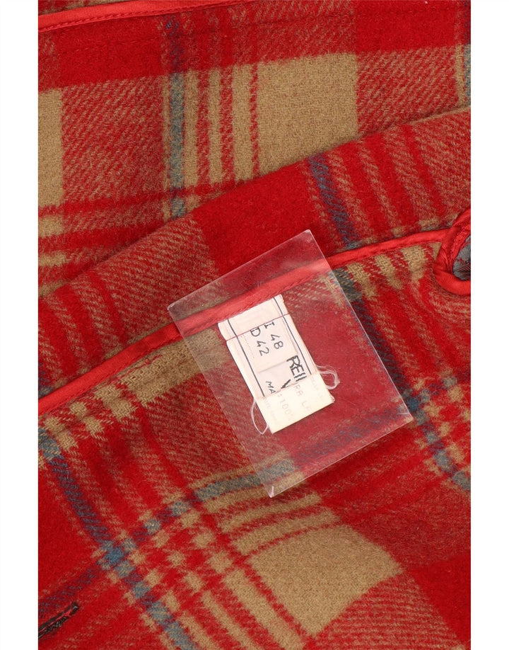 Manson VINTAGE pentru femei IT 48 XL Lână roșie