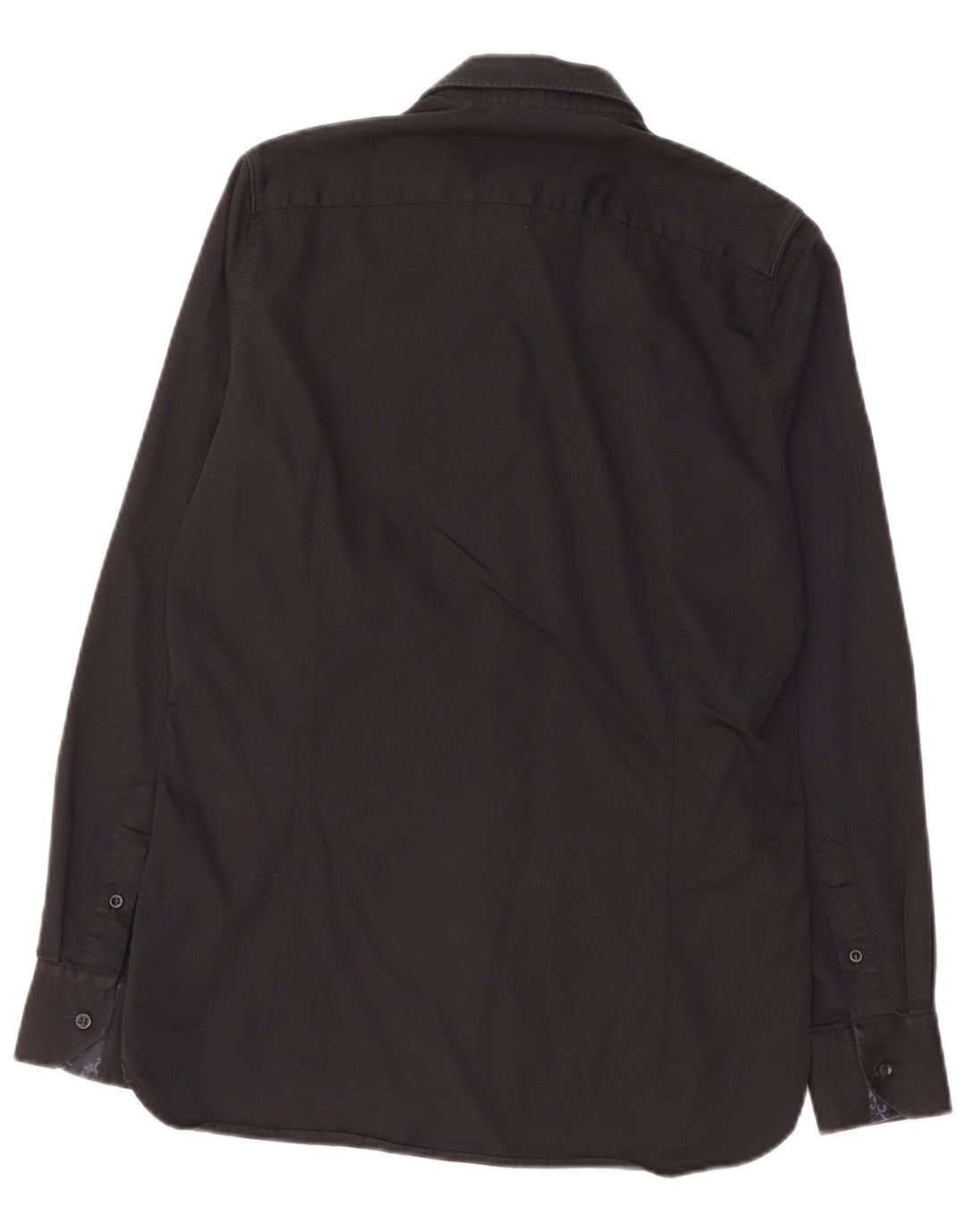 Cămașă pentru bărbați TED BAKER Mărimea 15, bumbac mediu negru