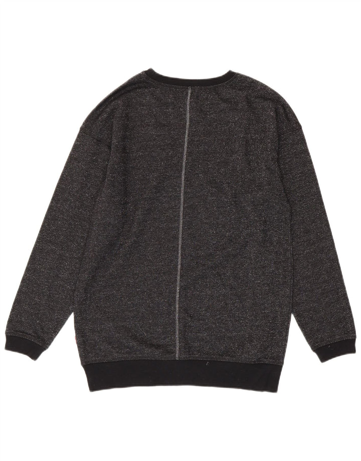 Pulover Levi's pentru fete cu grafic 15-16 ani, negru