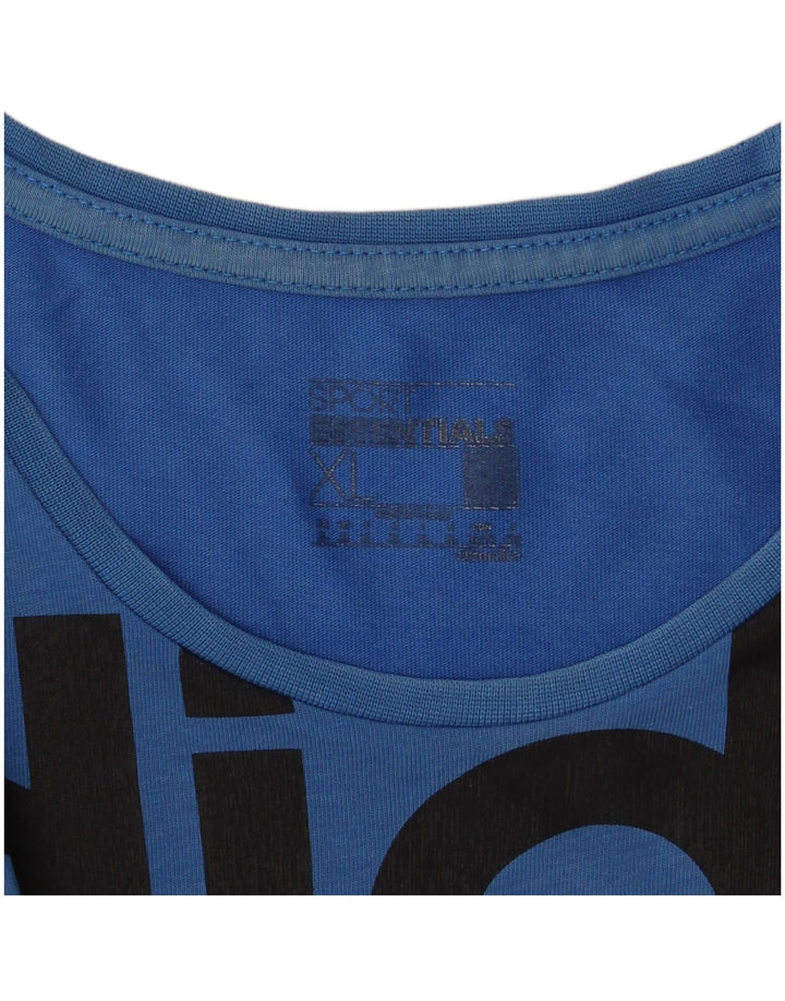 Tricou Adidas Climalite Graphic Top XL Albastru