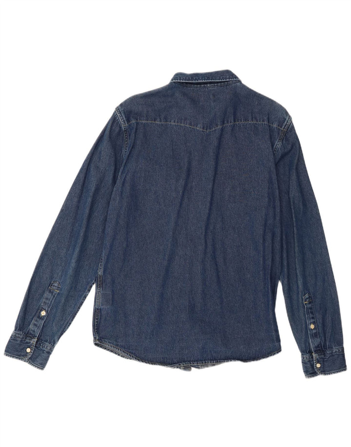 Cămașă de blugi pentru bărbați Lee, bumbac albastru mare