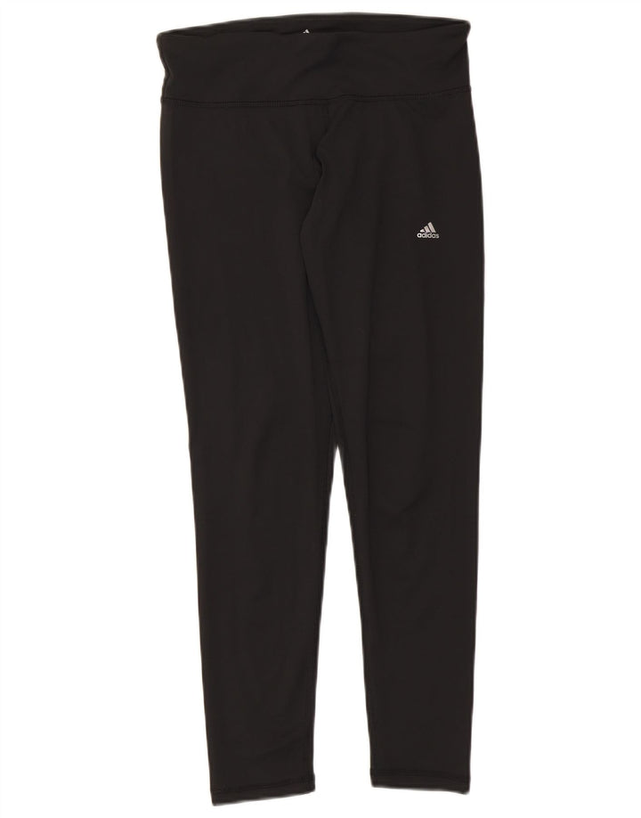 Leggings Climalite Adidas pentru femei UK 12/14 Poliester mediu negru