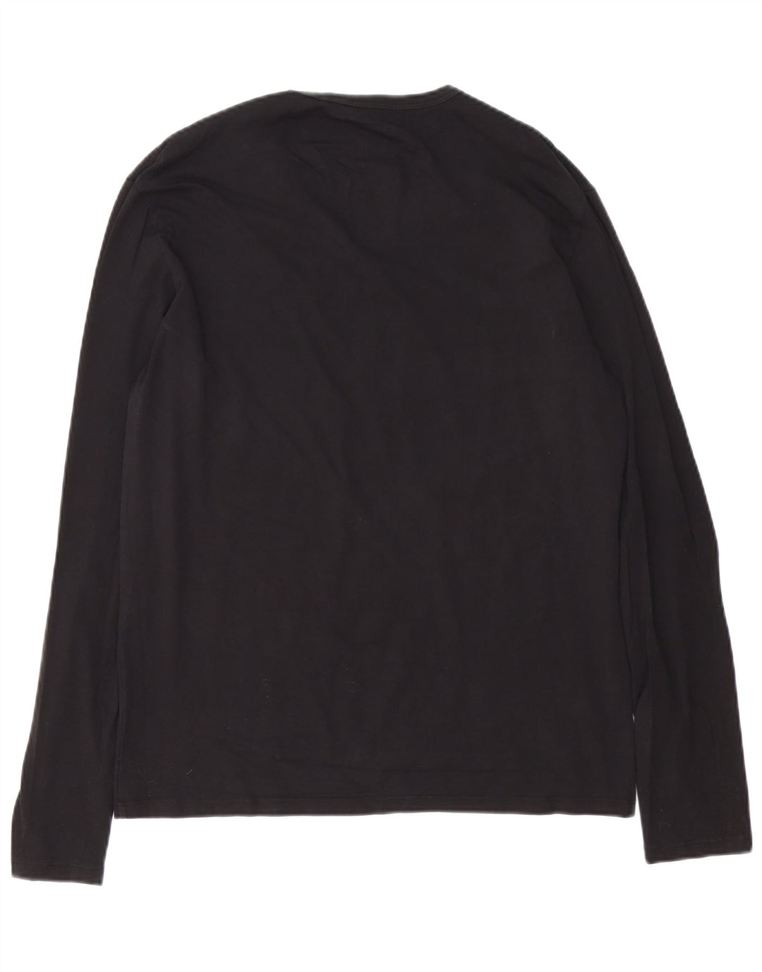 Guess Top grafic pentru bărbați cu mânecă lungă XL, bumbac negru