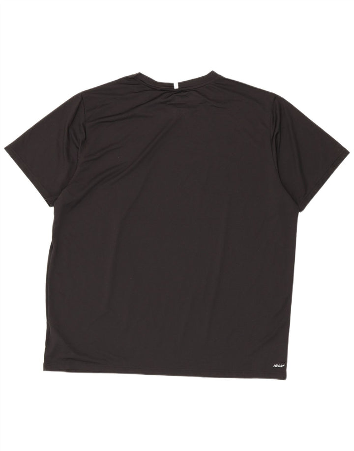 Tricou pentru bărbați New Balance Top 2XL Poliester negru