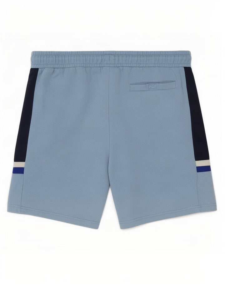 Pantaloni scurți sport Ellesse pentru bărbați, albastru mediu, bumbac color bloc