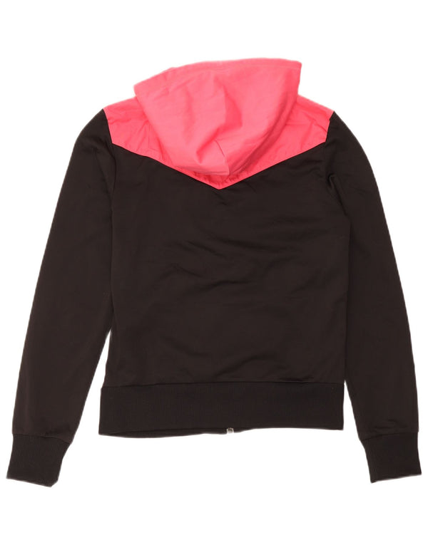 Pulover Puma pentru femei, cu fermoar, UK 12 Medium Black Colorblock Poliester