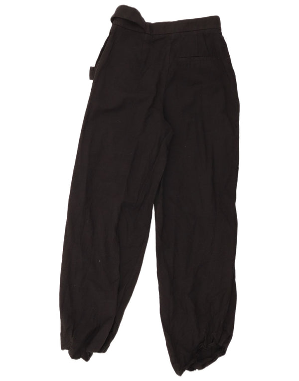 Pantaloni casual pentru femei Cos, cu croiala lejeră, EU 36 XS L26 L28 Lână neagră