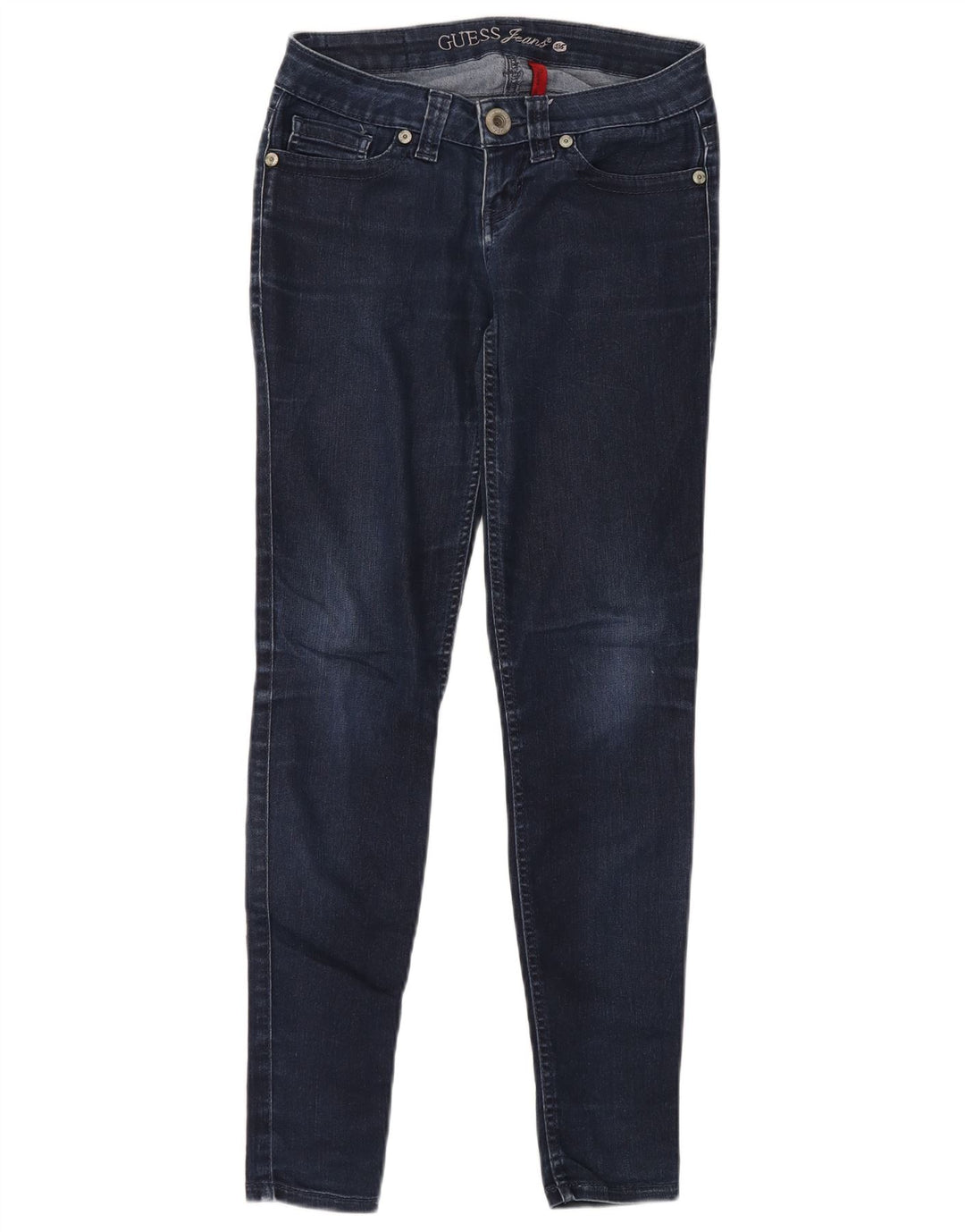 Blugi skinny pentru femei Guess W28 L30 bumbac bleumarin