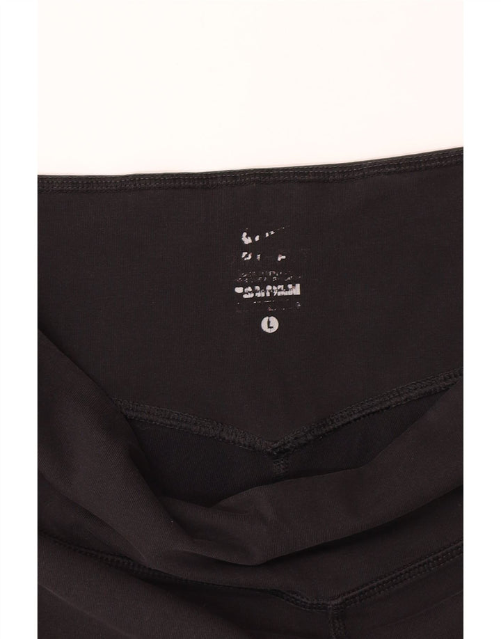 NIKE Womens Dri Fit Capri Leggings UK 14 Large Black Vintage Nike and Second-Hand Nike from Messina Hembry 