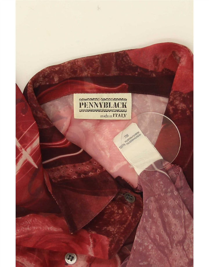 Bluză cămașă pentru femei Penny Black UK 8 Poliester Floral Roșu Mic