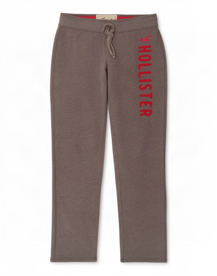Pantaloni de trening Hollister Graphic pentru femei UK 14 Medium Gri