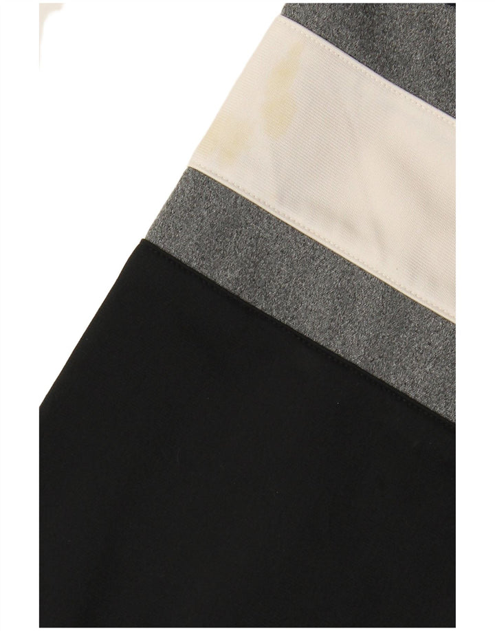 Jachetă de trening grafică, cu croiala largi, REEBOK, pentru bărbați, negru, color block