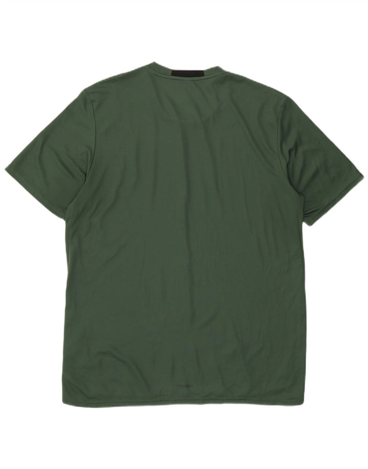 Tricou Adidas Aeroready pentru bărbați Top Medium Verde Poliester