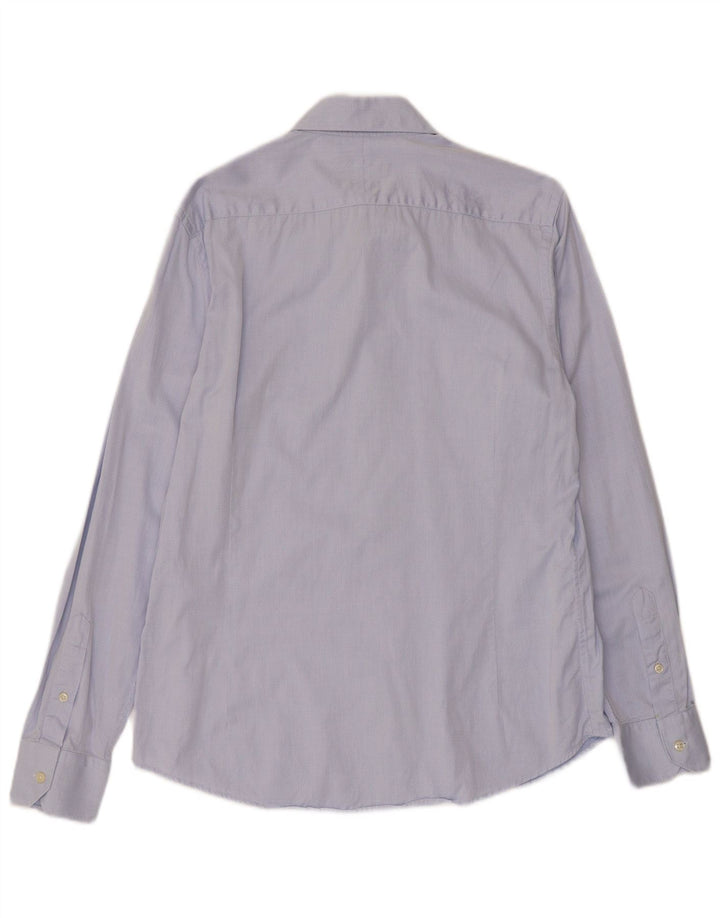 Cămașă Massimo Dutti pentru bărbați Mărimea 41 Albastru mediu Argyle/Diamond