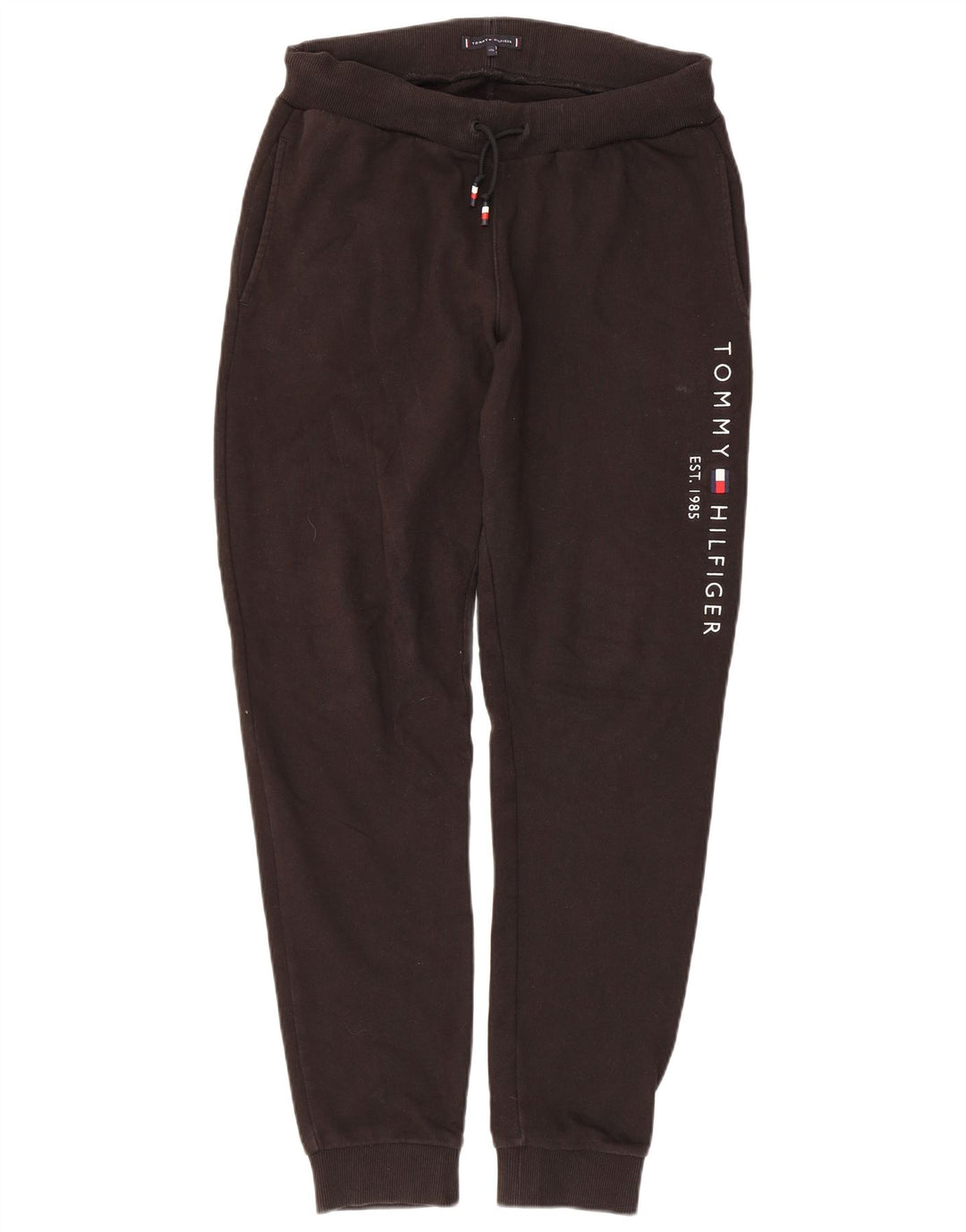 TOMMY HILFIGER Pantaloni de trening grafic pentru baieti Joggeri 15-16 ani negru