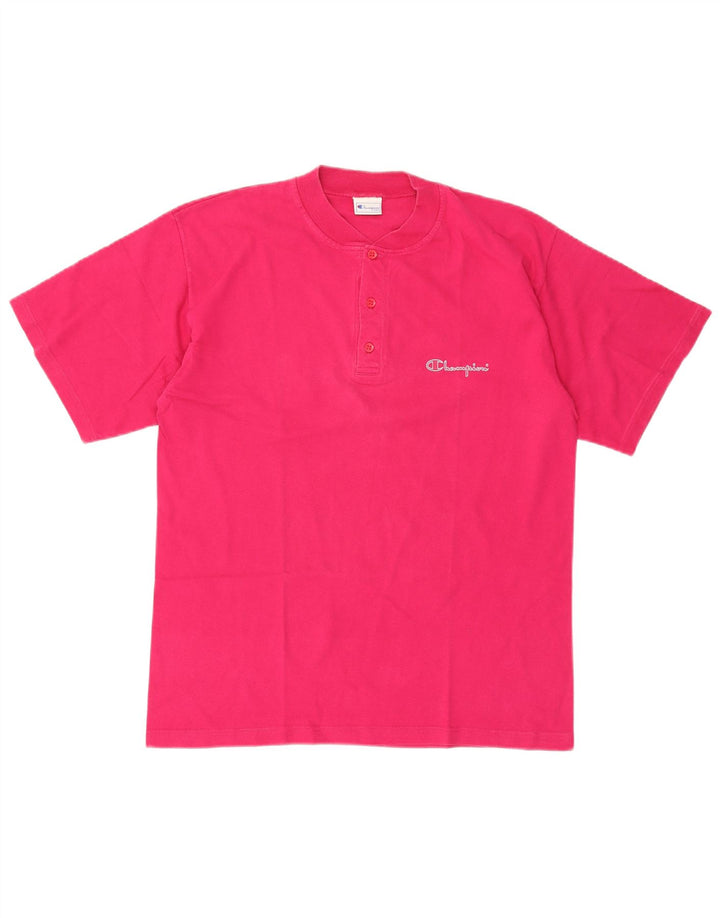 Tricou pentru bărbați Champion Top mare din bumbac roz