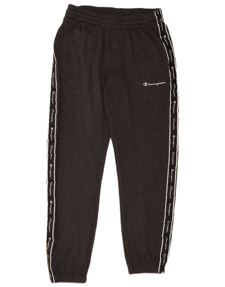 Pantaloni de trening grafic pentru bărbați Champion Pantaloni de jogging XS poliester gri