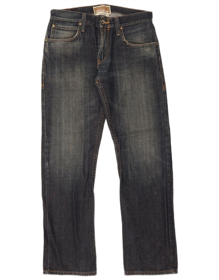 Blugi drepti subțiri pentru bărbați Levi's W32 L32 bumbac bleumarin