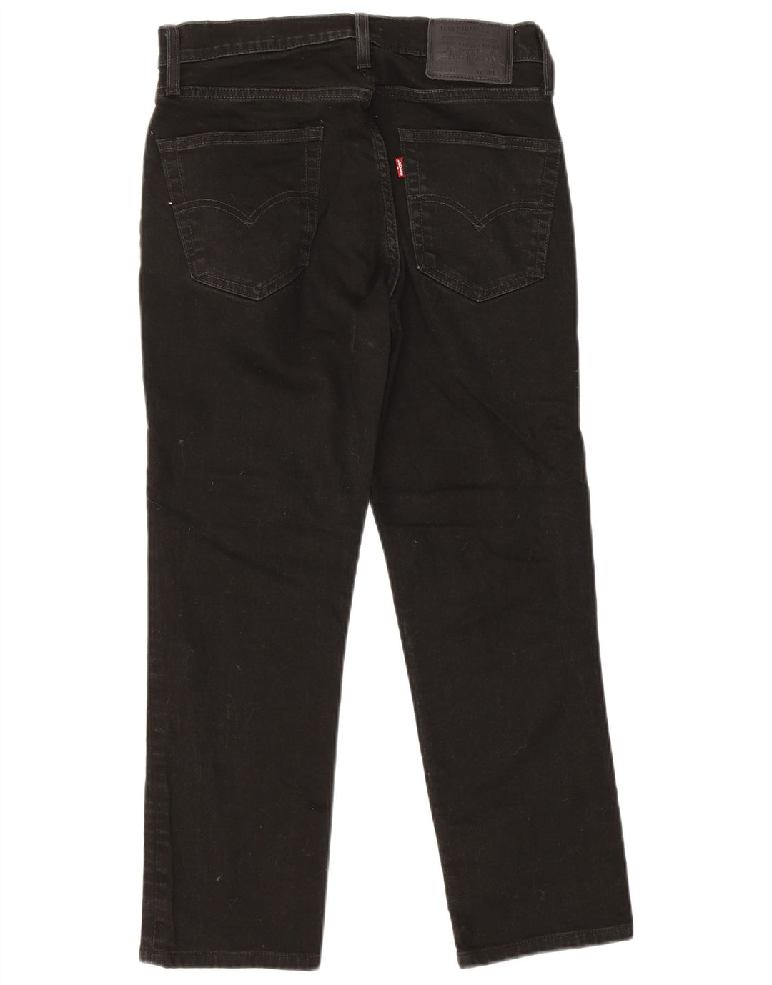 Blugi drepti tăiați pentru bărbați LEVI'S W30 L24 negri