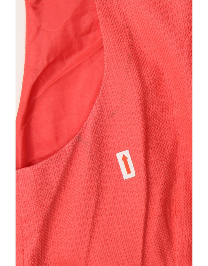 J. CREW Womens Sleeveless Sheath Dress US 6 Medium Pink Cotton Vintage J. Crew and Second-Hand J. Crew from Messina Hembry 