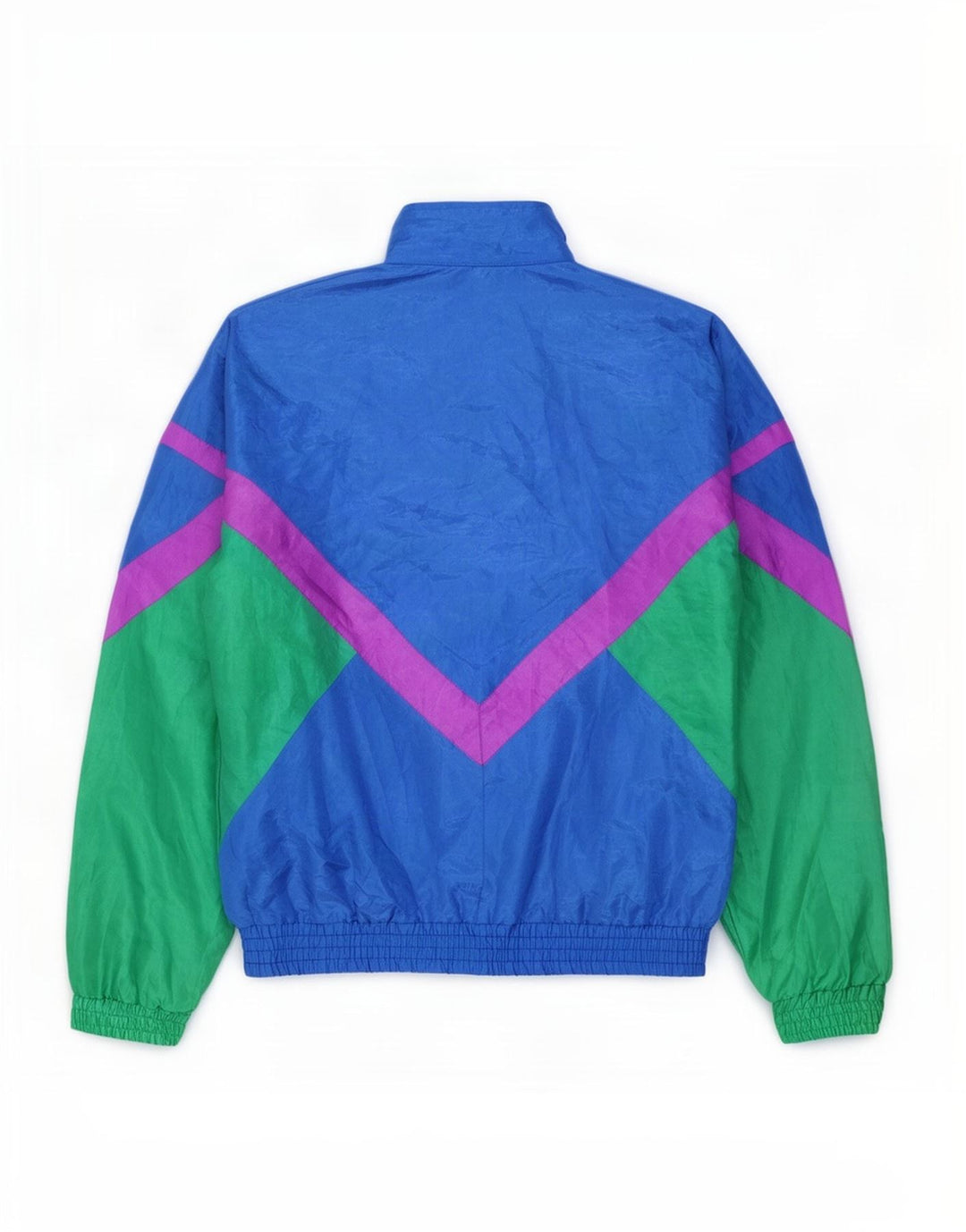Jachetă de top pentru trening cu grafică Creation pentru bărbați, 2XL, albastru, nailon color bloc