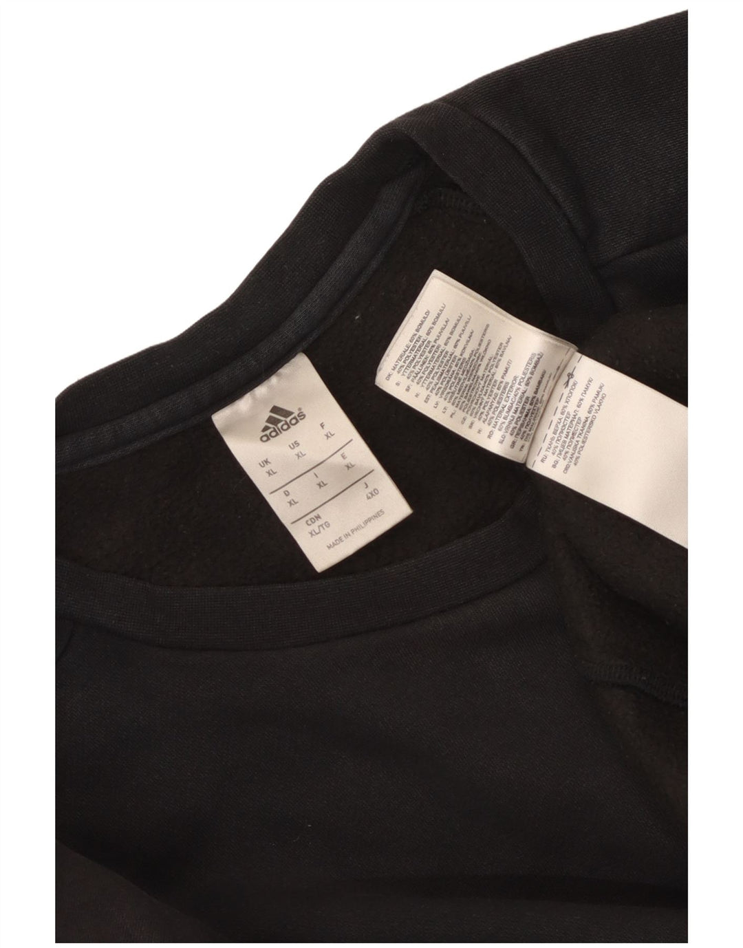 Hanorac pentru bărbați Adidas Jumper XL bumbac negru