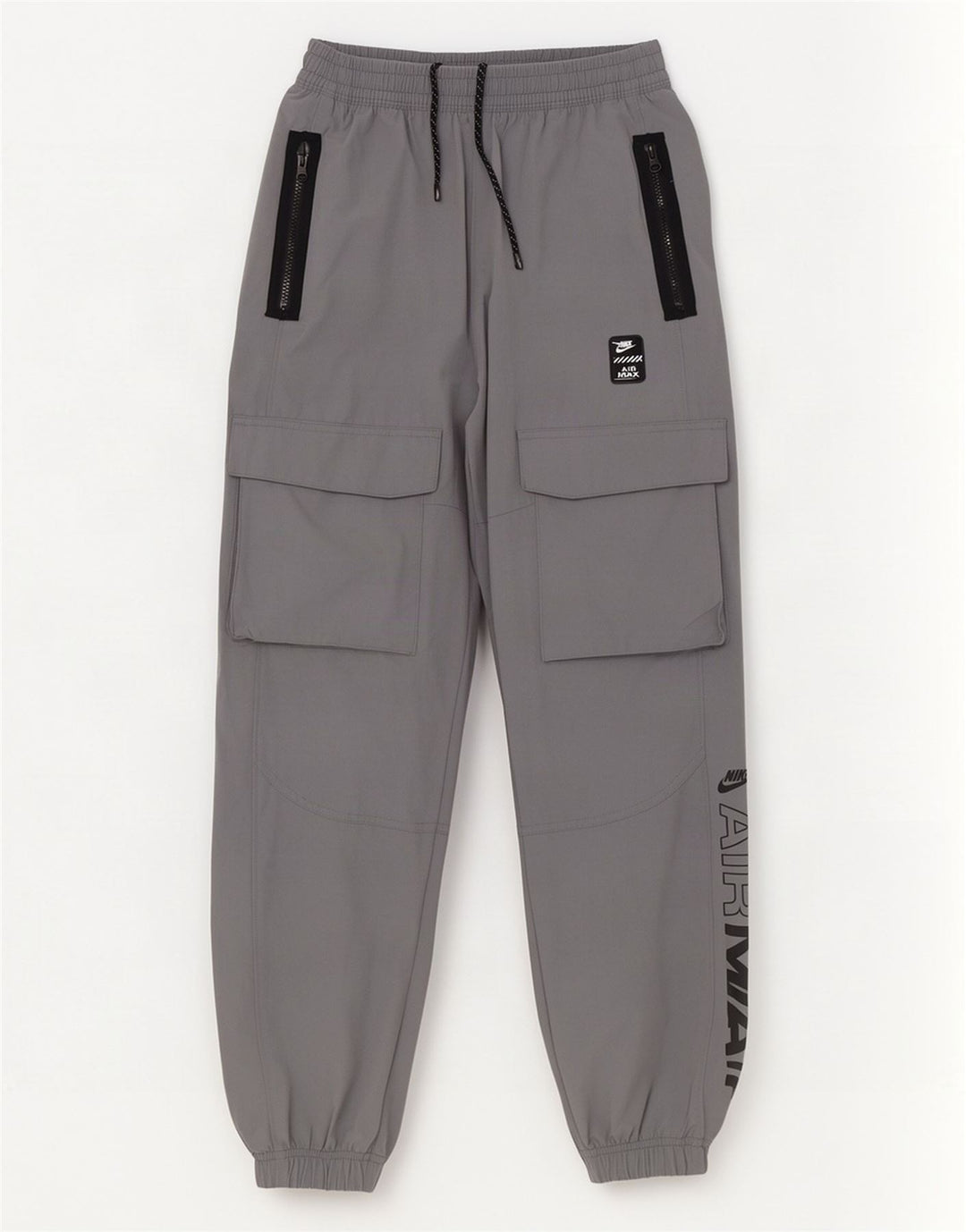Pantaloni de trening Nike Cargo Graphic pentru bărbați Pantaloni de jogging mici, gri, bloc de culoare