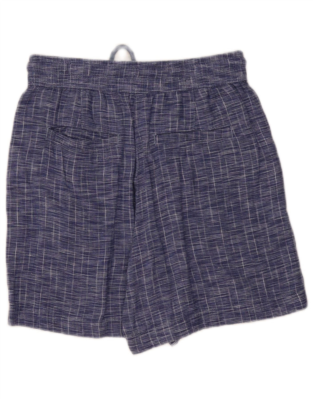 WHITE STUFF Womens Casual Shorts UK 8 Small W28 Blue Check Linen