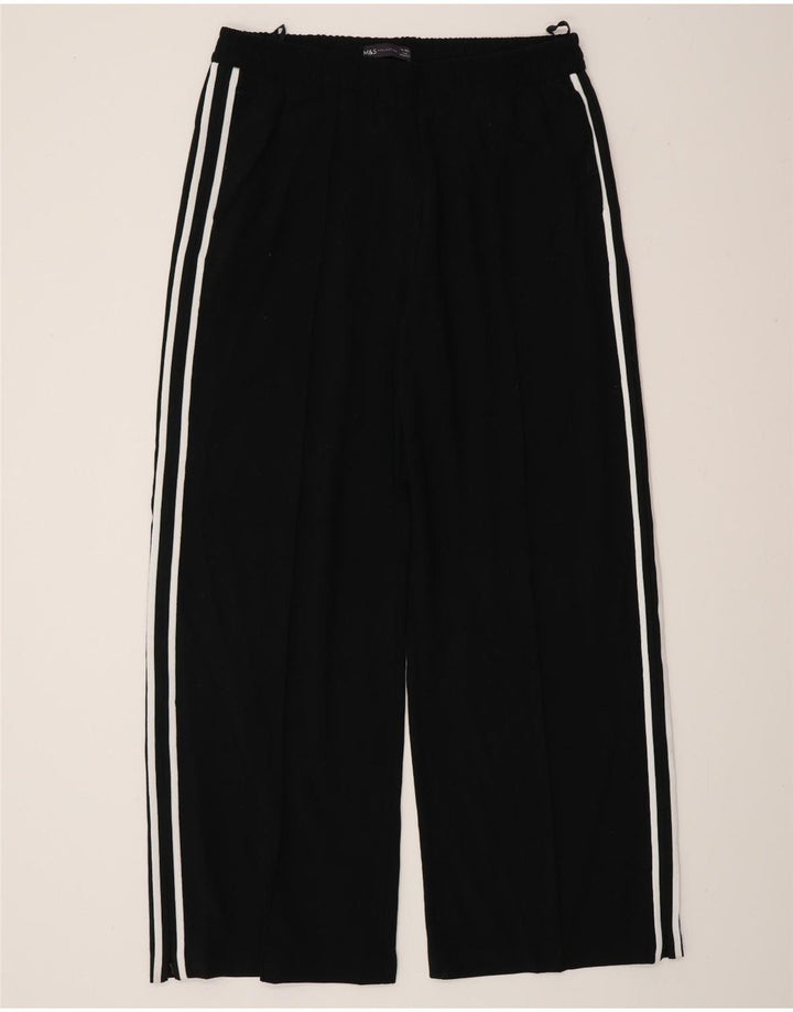 Pantaloni de trening pentru femei Marks & Spencer UK 14 Poliester mediu negru