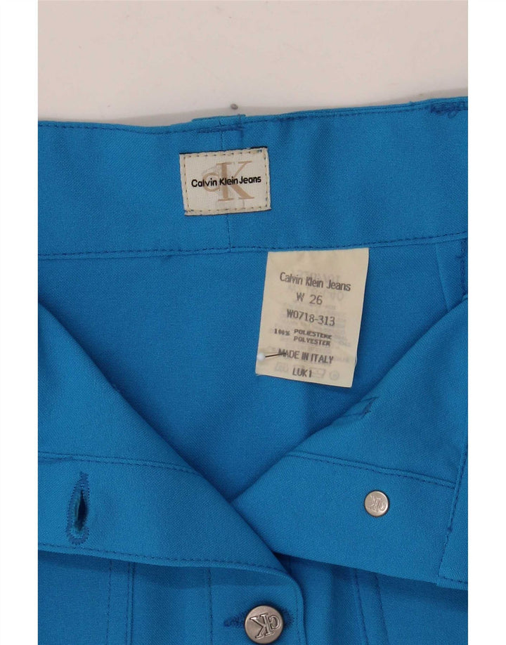 Fusta mini Calvin Klein pentru femei W26 Small Blue Poliester