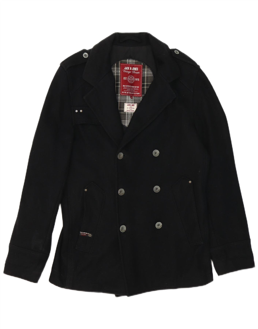 Palton Jack & Jones pentru bărbați UK 40 Large Black