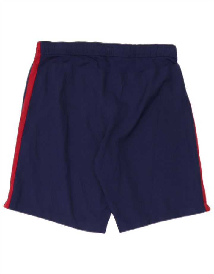 Pantaloni scurți sport Barcelona pentru bărbați Nike, medii, albastru, poliester color bloc