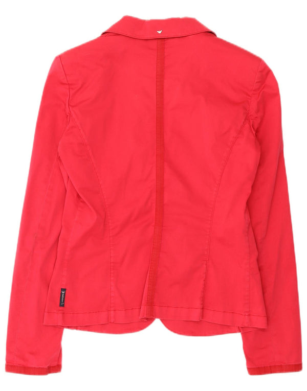 Jachetă Blazer pentru Damă Armani Jeans 3 Buttons US 8 Medium Pink Bumbac